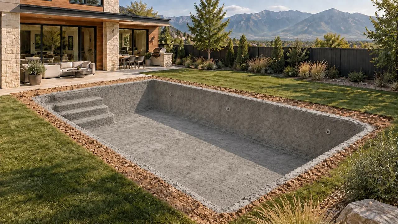 AI-generated shotcrete concept, stage 7: Shoot shotcrete.